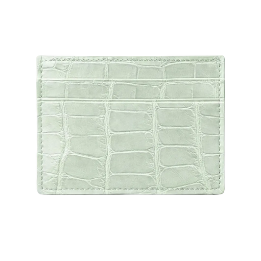 Porta carte piccolo in Alligatore