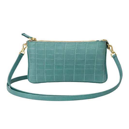 Pochette in Alligatore con Tracolla