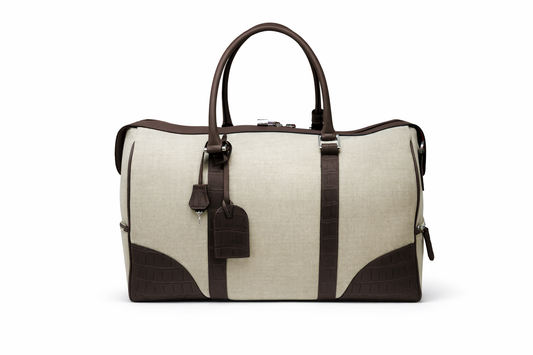 Borsone Canvas & Alligator