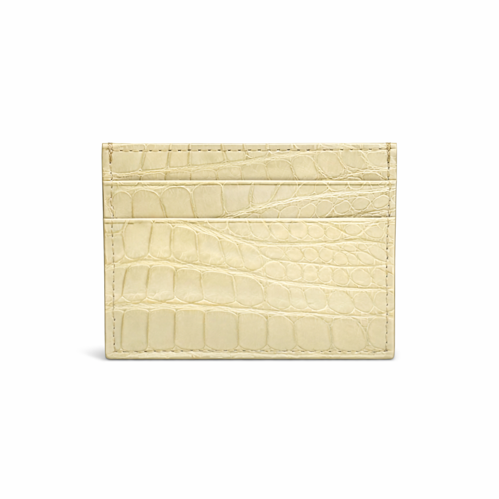 Porta carte piccolo in Alligatore