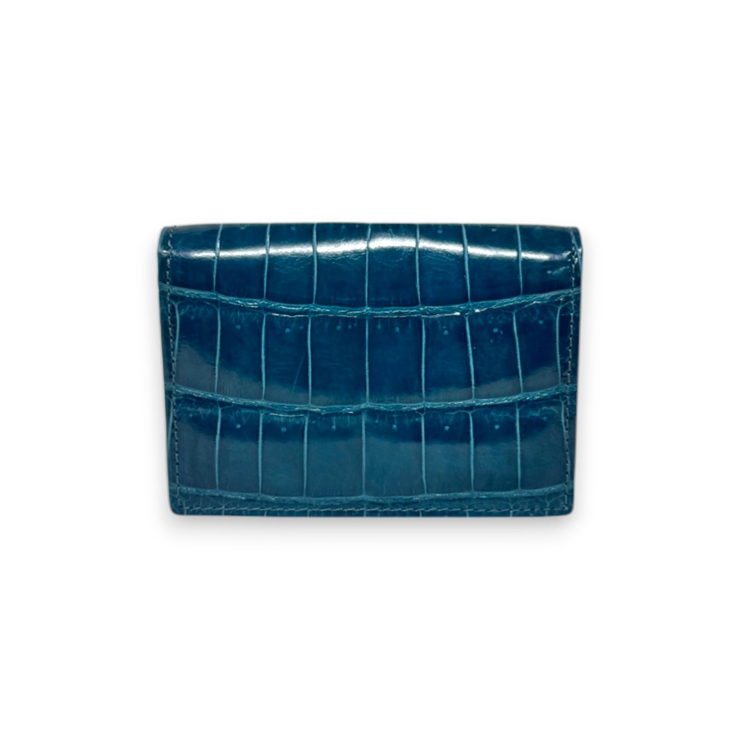 Pocket Credit Card Holder | Shiny Alligator