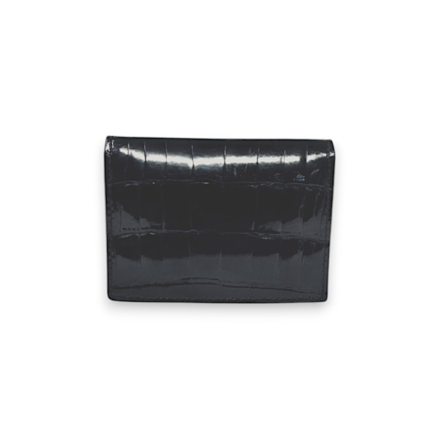 Pocket Credit Card Holder | Shiny Alligator