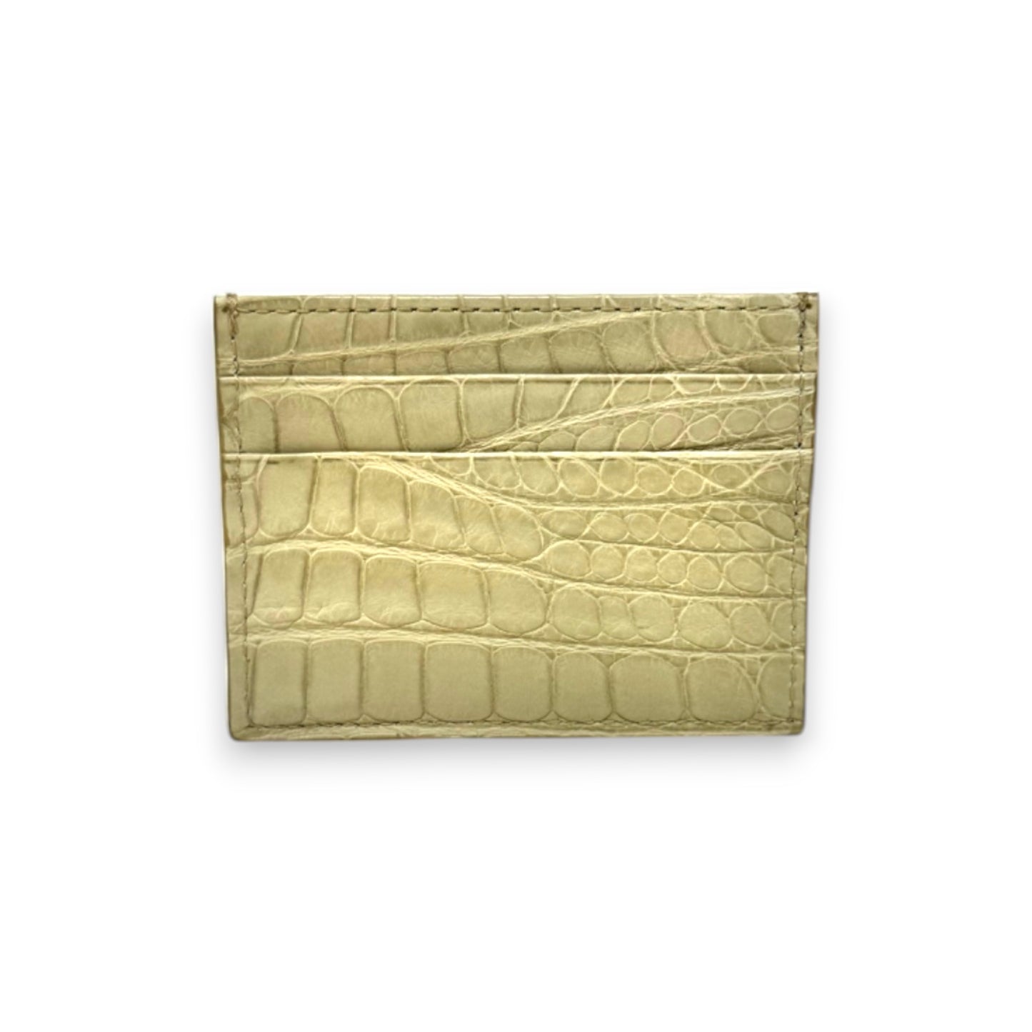Small Credit Card Holder in Alligator