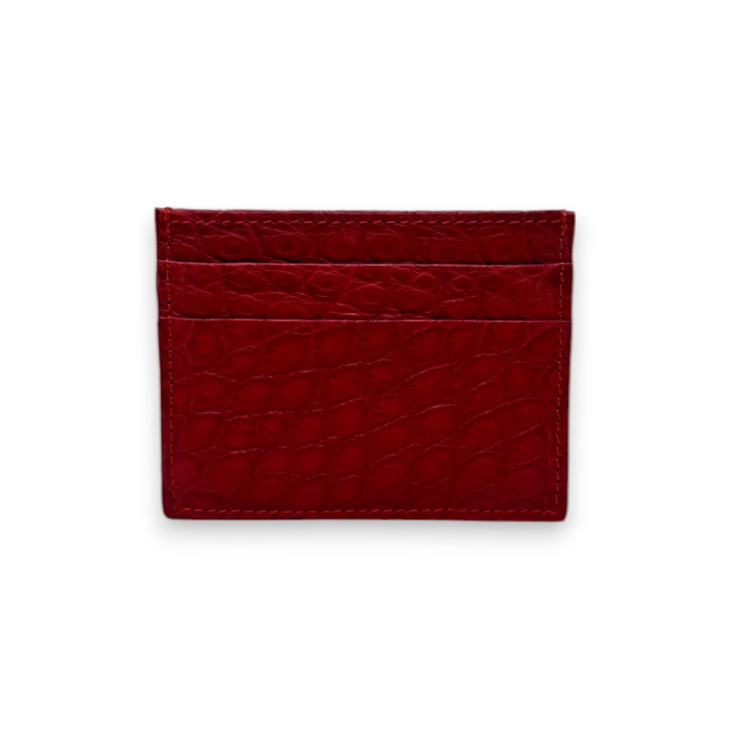 Small Credit Card Holder in Alligator