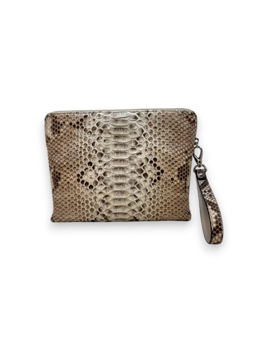 Python clutch bag
