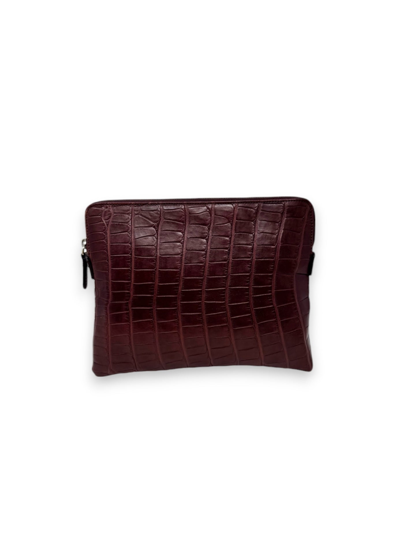 Alligator & Leather Clutch