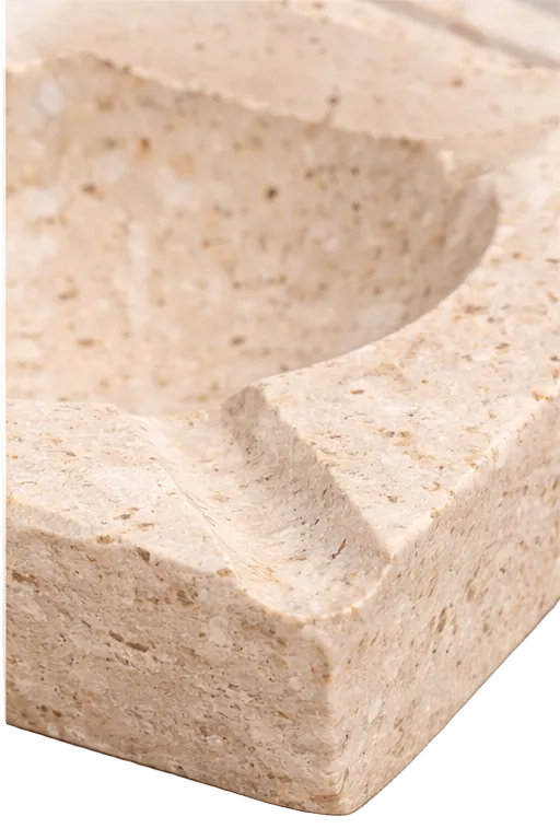 Ashtray Beige Marble
