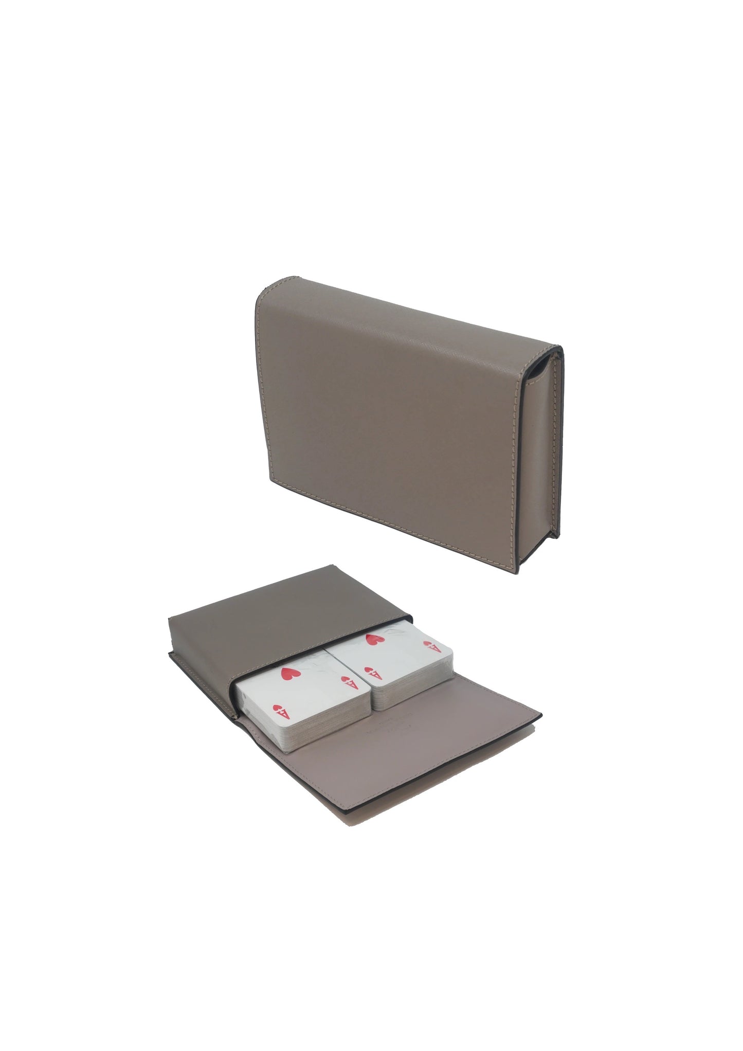 Portacarte da gioco in Saffiano