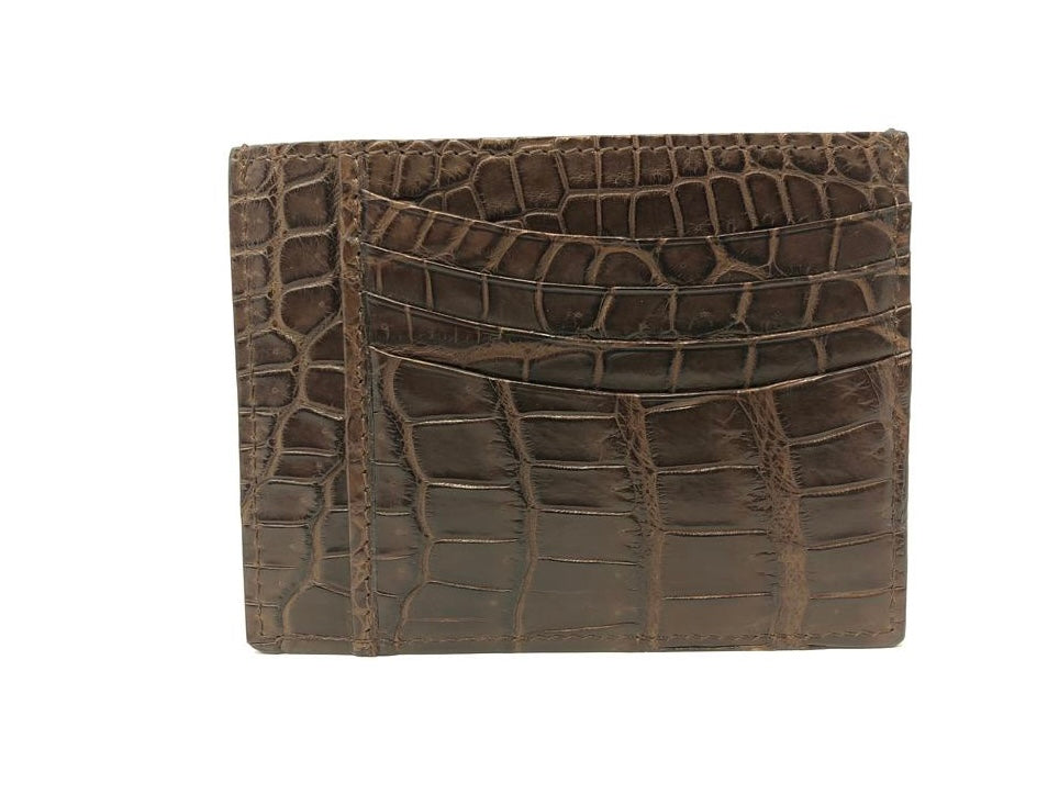 Credit Card Holder in Real Crocodile