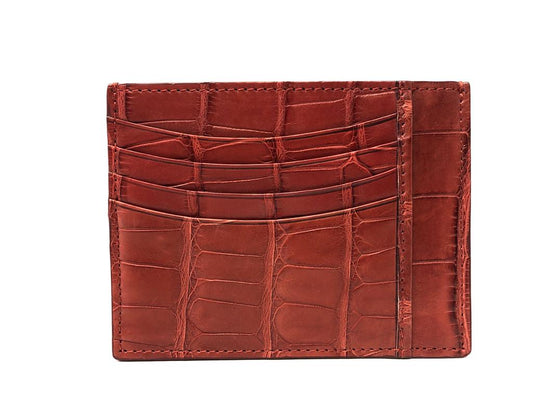 Credit Card Holder in Real Crocodile