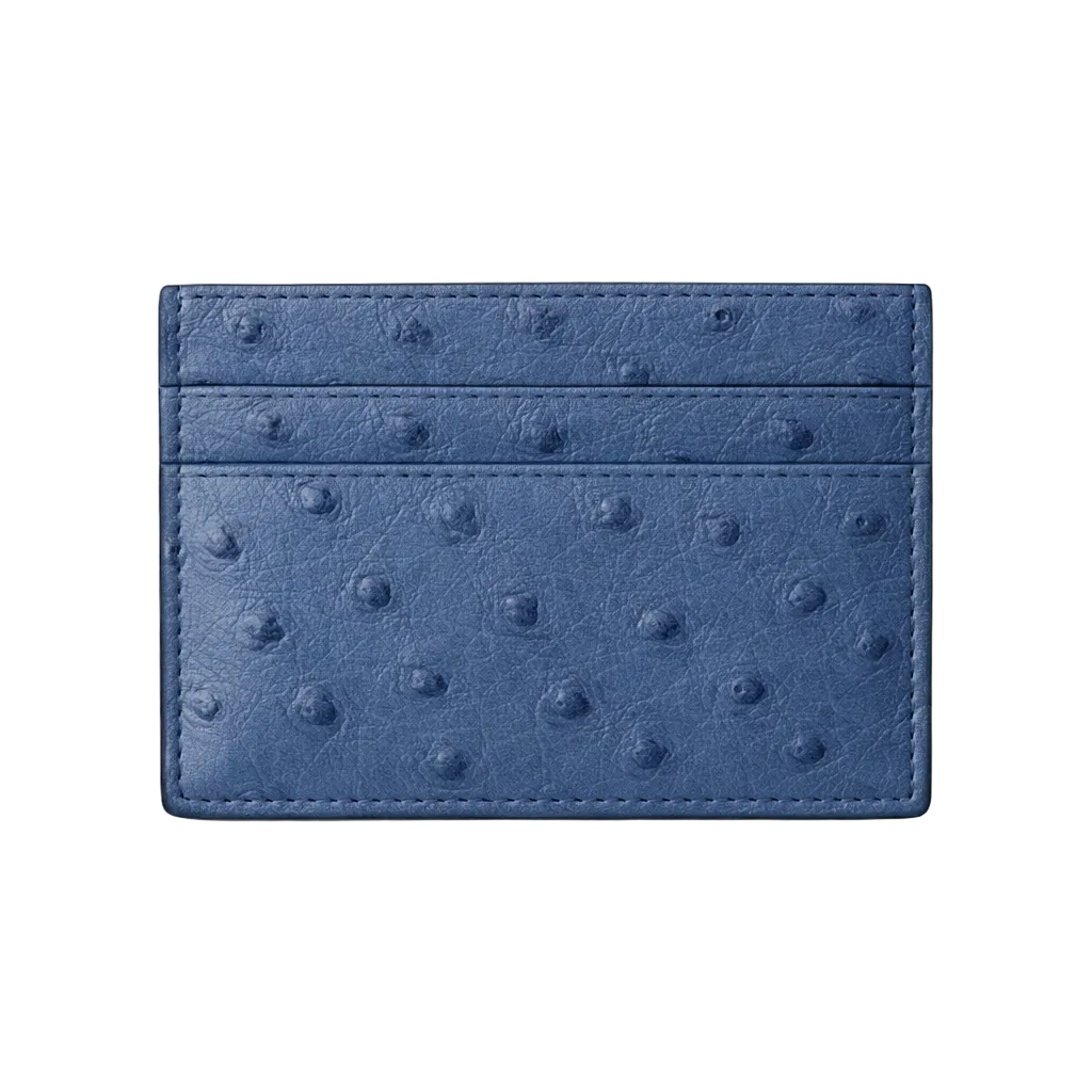 Porta carte piccolo in Struzzo