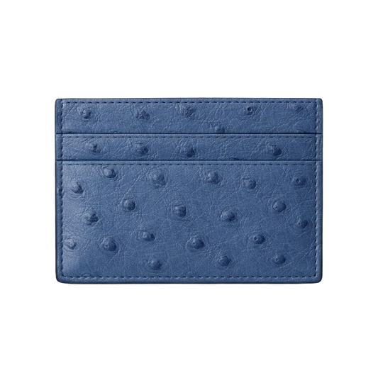 Porta carte piccolo in Struzzo