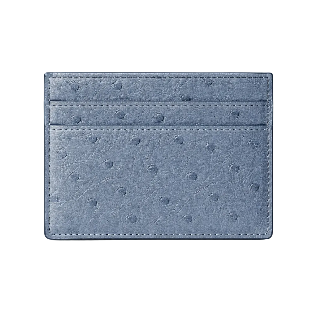 Porta carte piccolo in Struzzo