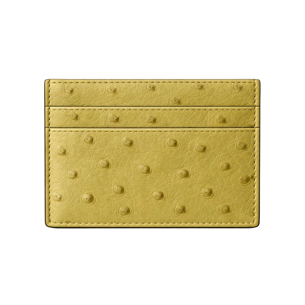 Porta carte piccolo in Struzzo