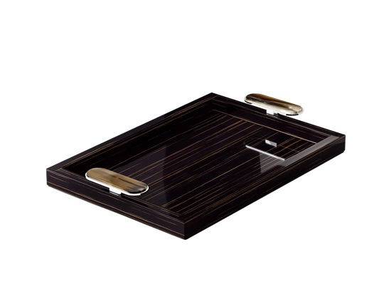 Vassoio Berro in Corno & Ebano
