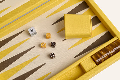 Backgammon Medio Giallo