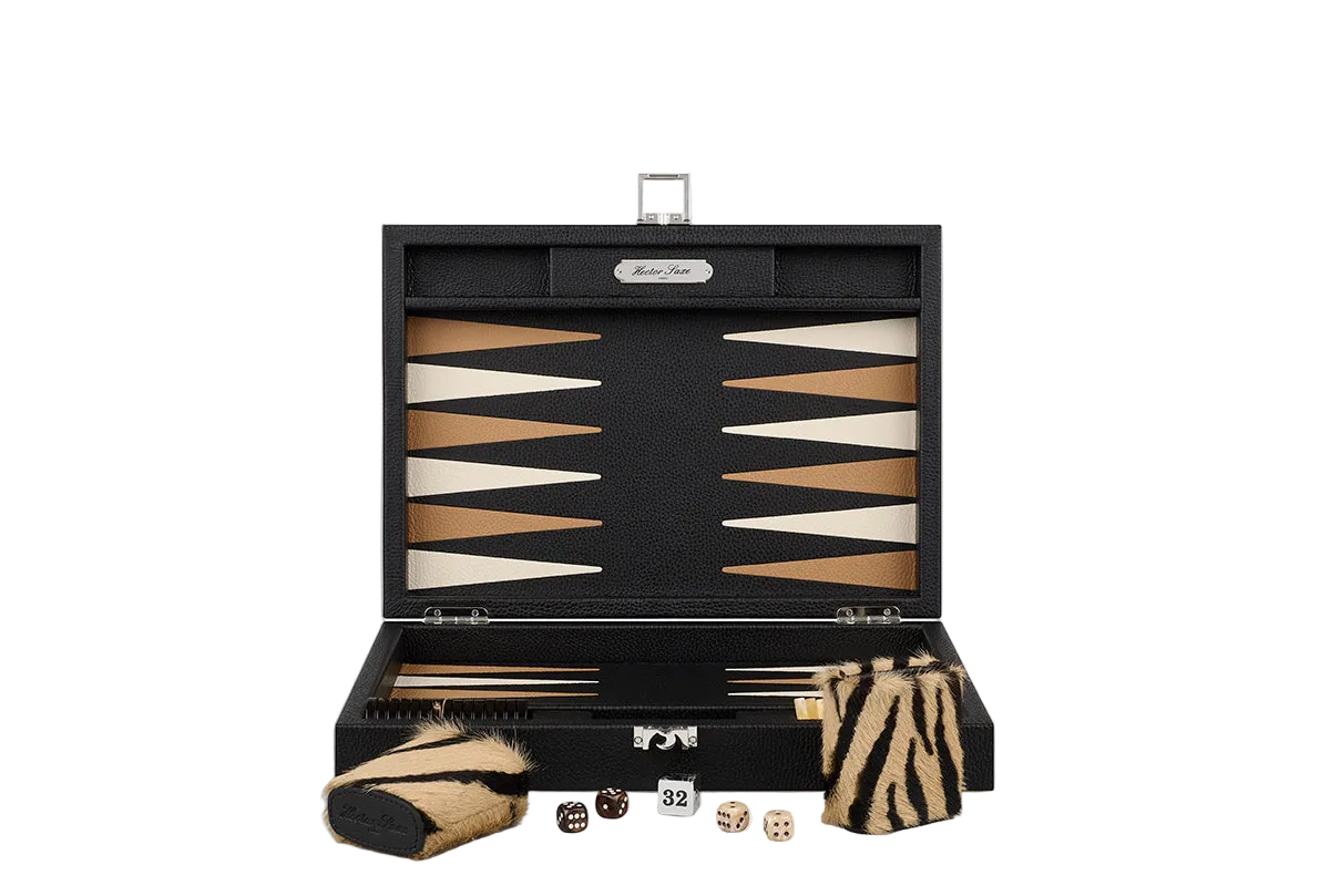 Backgammon Safari Nero