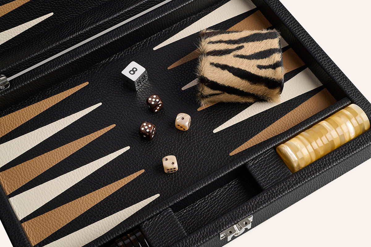 Backgammon Safari Nero