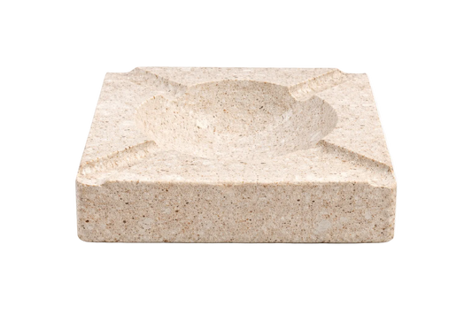 Ashtray Beige Marble