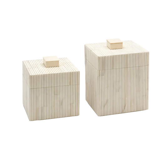 Scatola Quadrata Crema