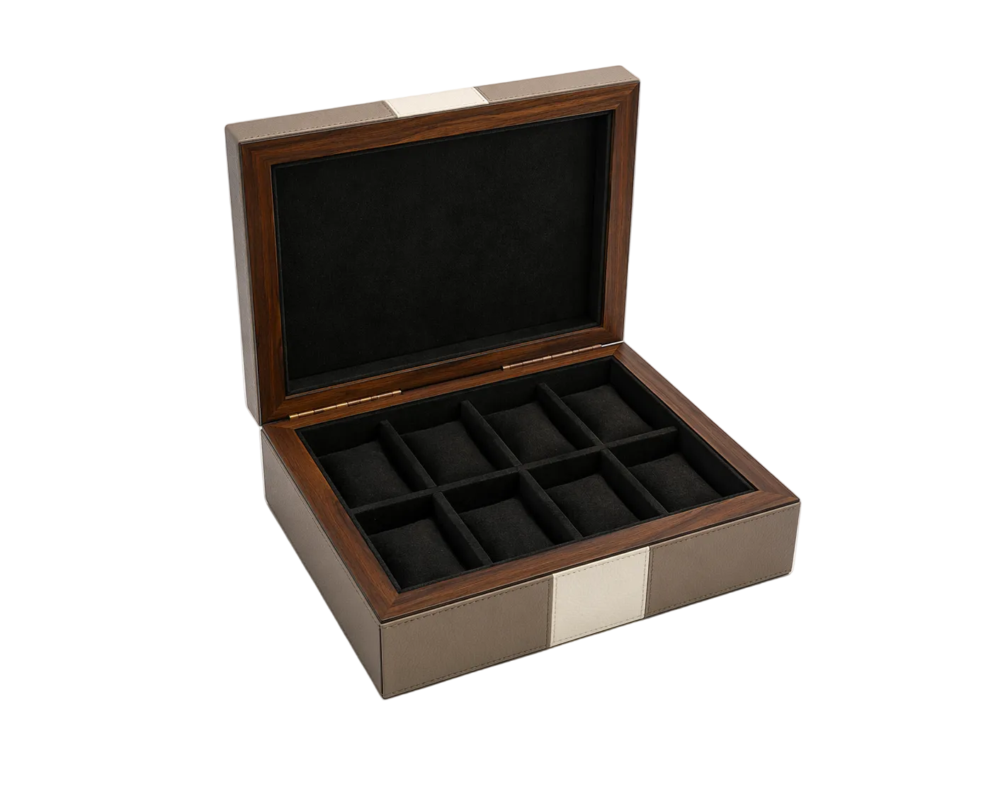 Scatola Porta orologi Bicolore