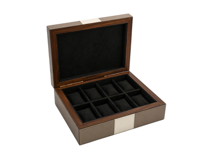 Scatola Porta orologi Bicolore