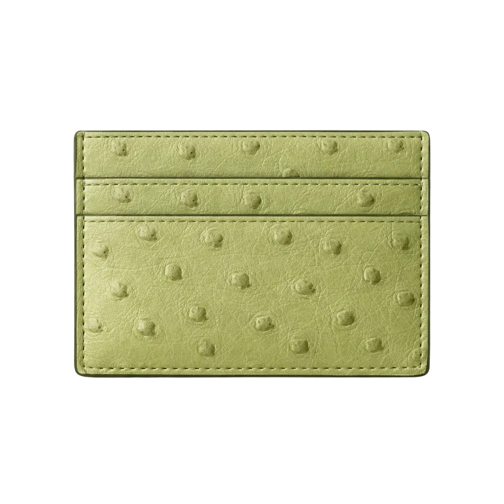 Porta carte piccolo in Struzzo