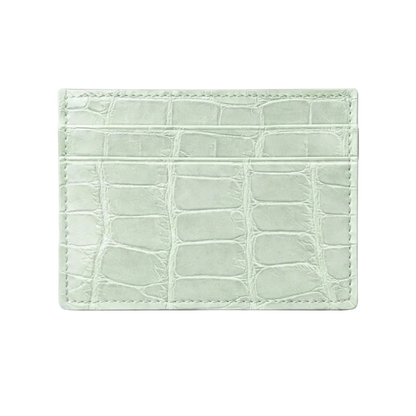 Porta carte piccolo in Alligatore