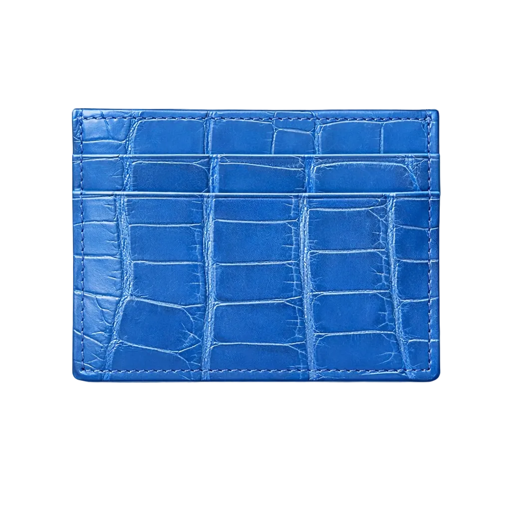 Porta carte piccolo in Alligatore