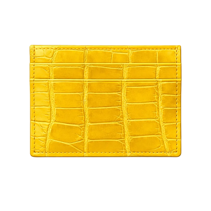 Porta carte piccolo in Alligatore