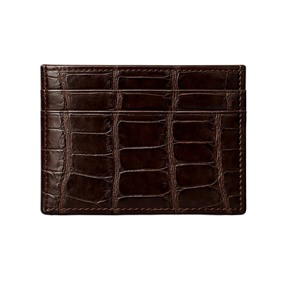 Porta carte piccolo in Alligatore