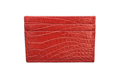 Porta carte piccolo in Alligatore