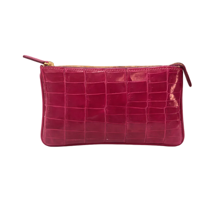 Pochette in Alligatore con Tracolla