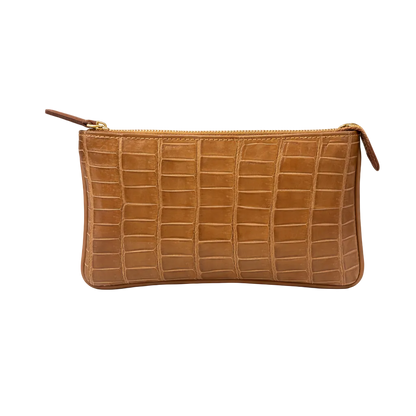 Pochette in Alligatore con Tracolla