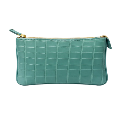 Pochette in Alligatore con Tracolla