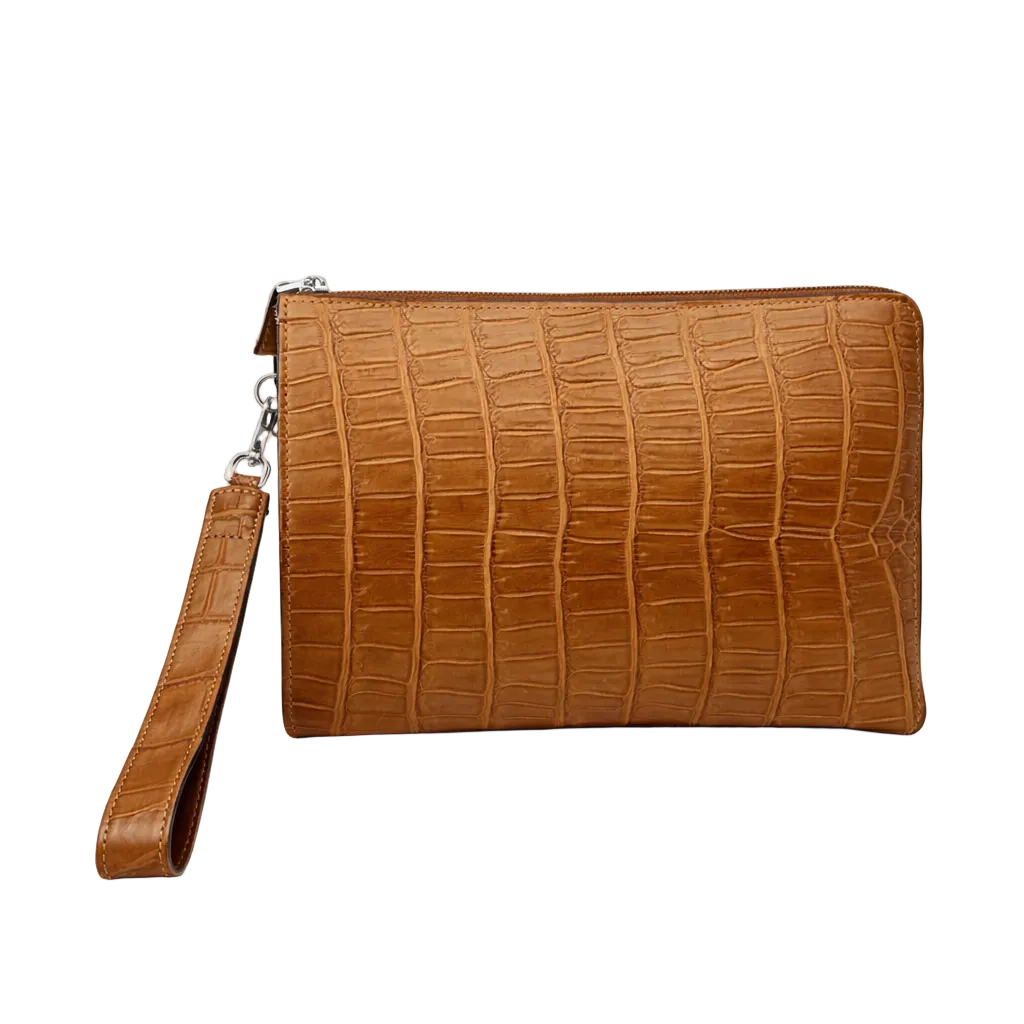 Pochette in Alligatore