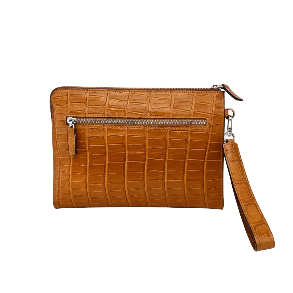 Pochette in Alligatore