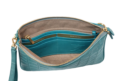 Pochette in Alligatore con Tracolla