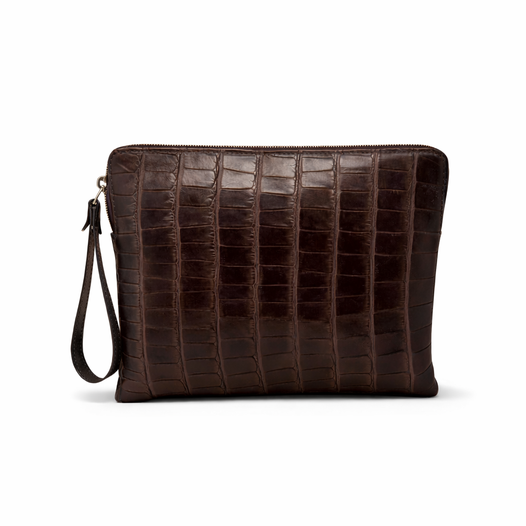 Pochette Alligator & Leather