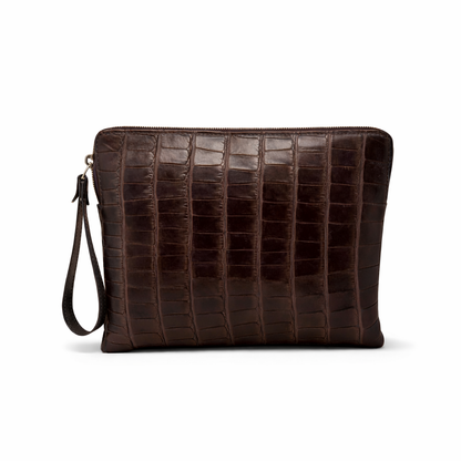 Pochette Alligator & Leather