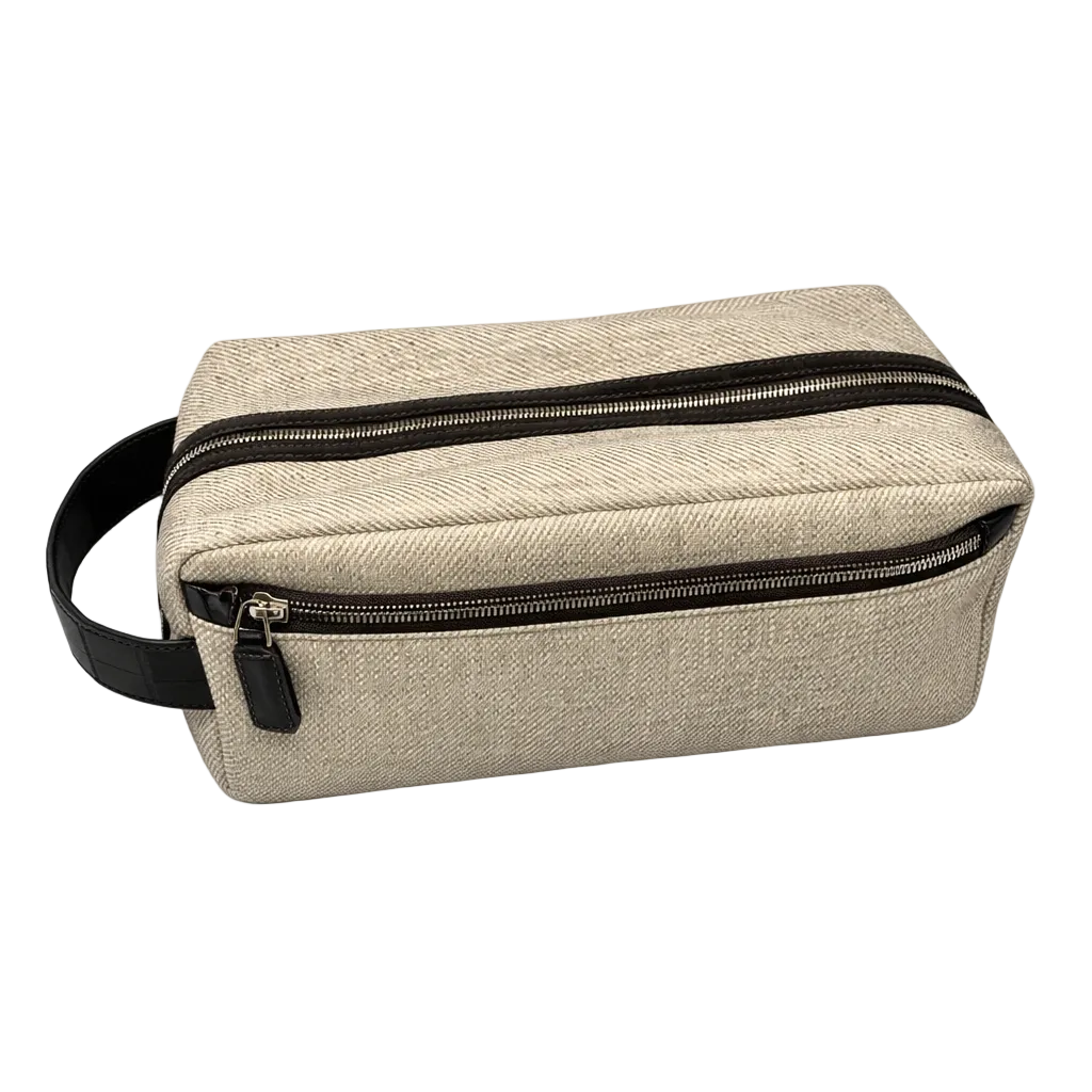 Canvas &amp; Crocodile Bag