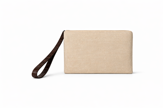 Pochette Canvas & Alligatore