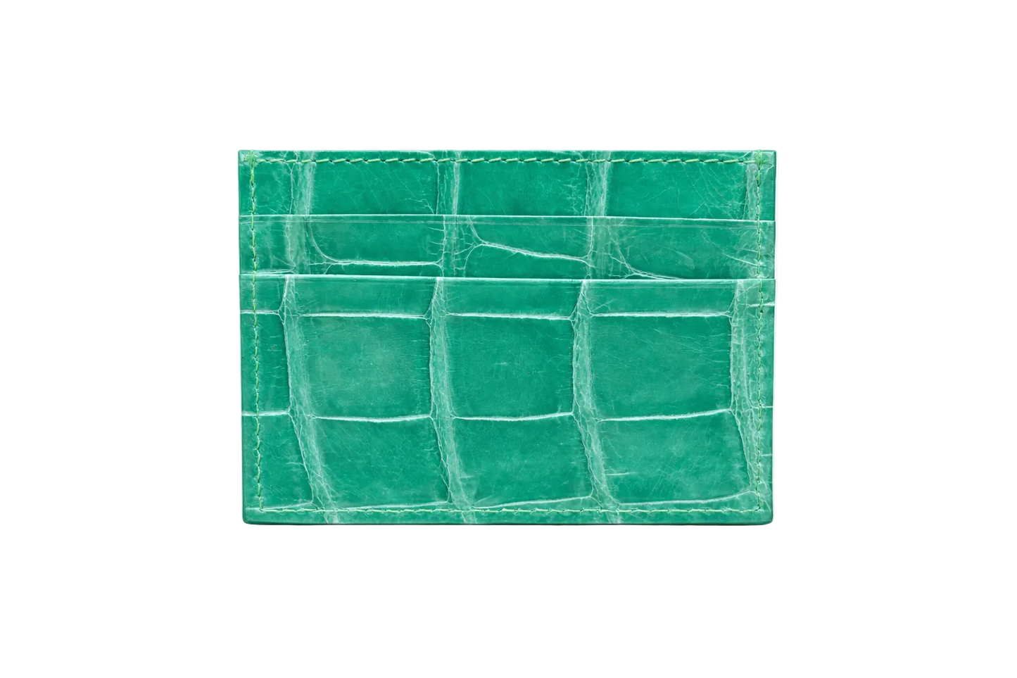 Porta carte Piccolo in Alligatore Lucido