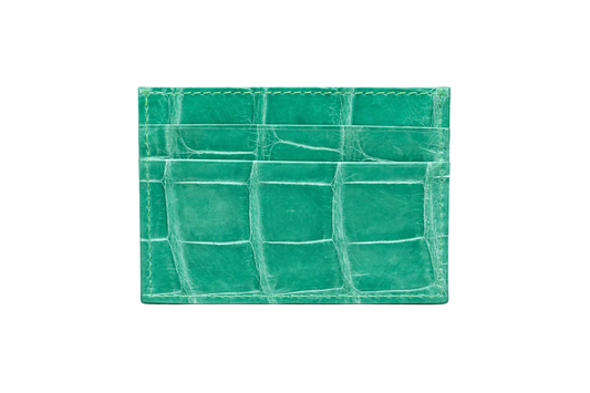 Porta carte Piccolo in Alligatore Lucido