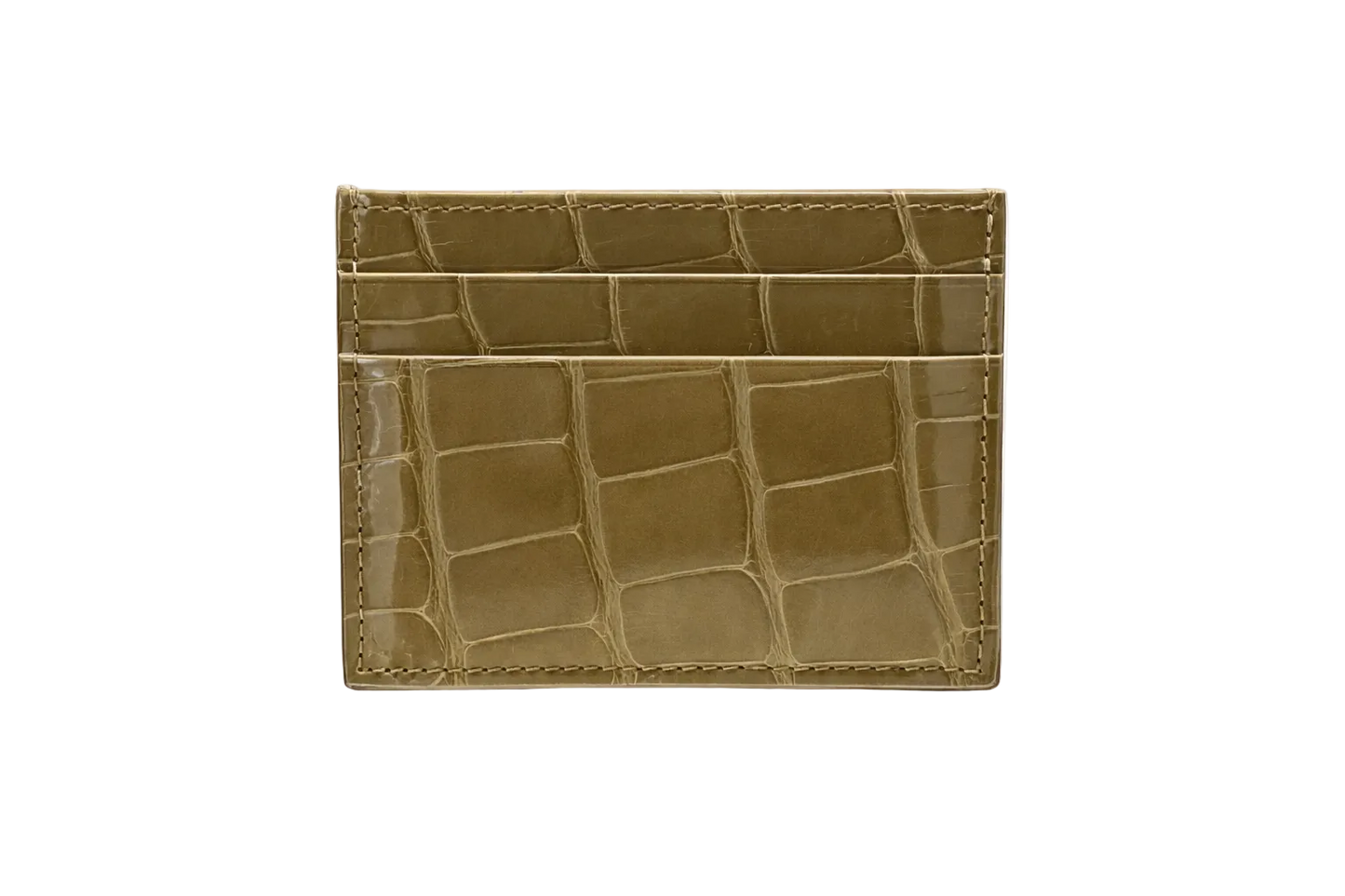 Porta carte Piccolo in Alligatore Lucido
