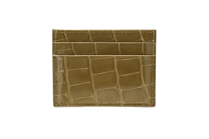 Porta carte Piccolo in Alligatore Lucido