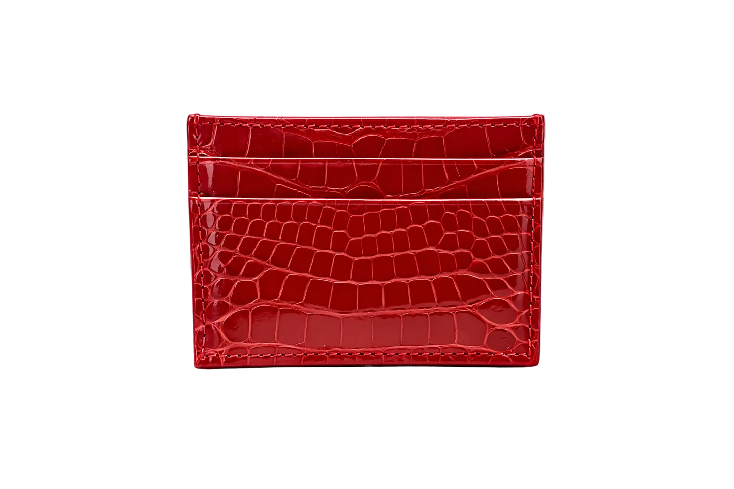 Porta carte Piccolo in Alligatore Lucido