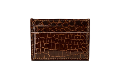 Porta carte Piccolo in Alligatore Lucido