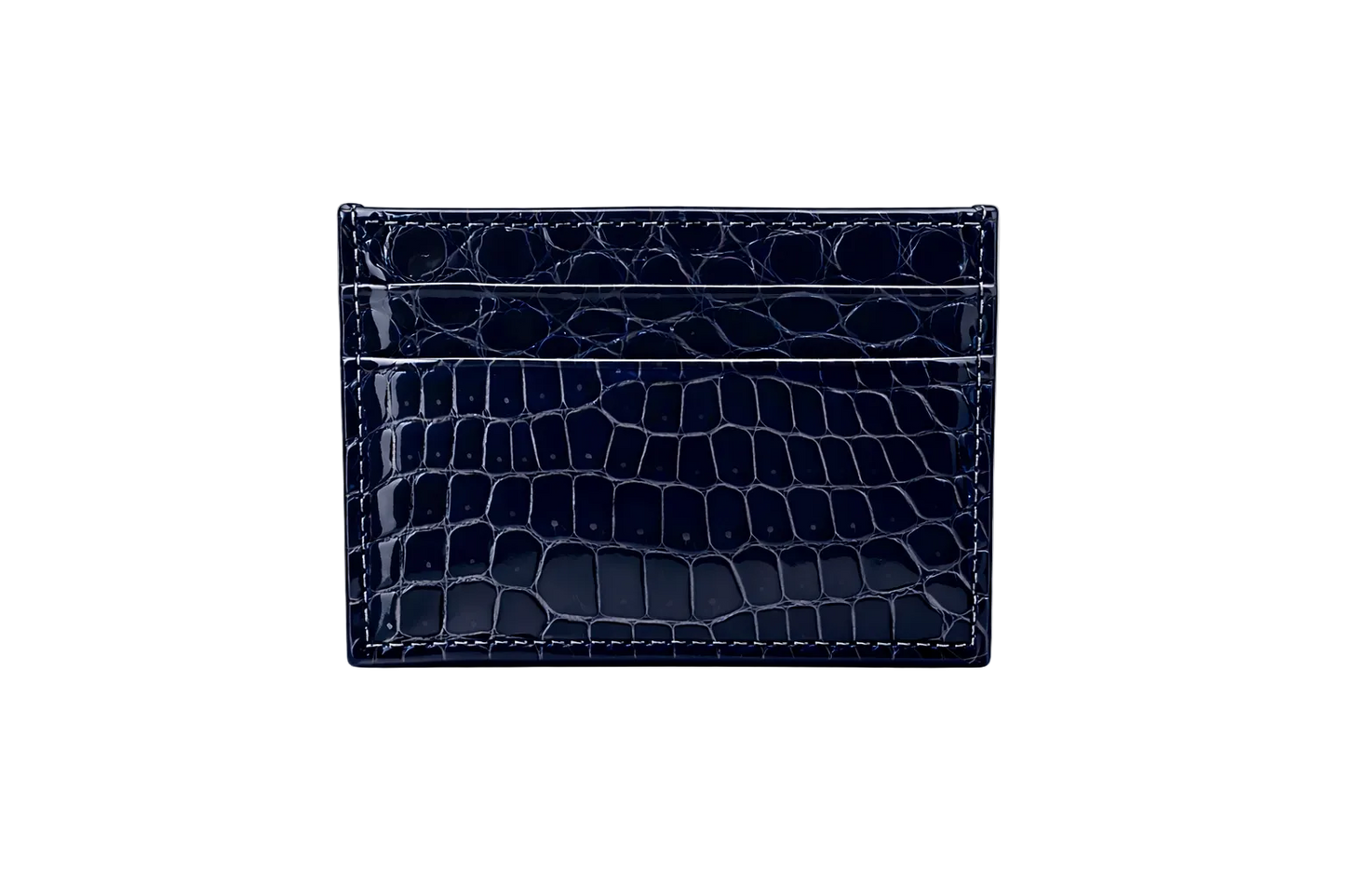 Porta carte Piccolo in Alligatore Lucido