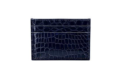 Porta carte Piccolo in Alligatore Lucido